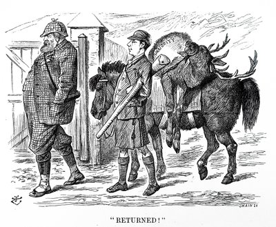 Khaki volby od John Tenniel