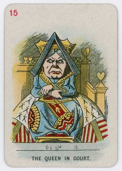 Královna u soudu od John Tenniel