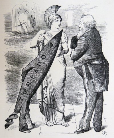 Whitehead torpédo od John Tenniel