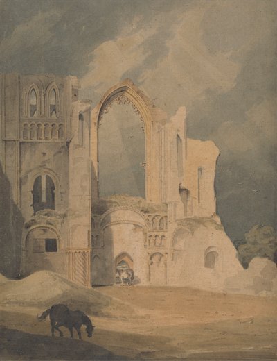 Castle Acre Priory od John Thirtle