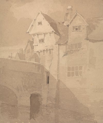 Fye Bridge, Norwich od John Thirtle