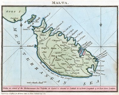 Mapa Malty od John Thomas Serres