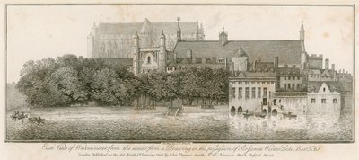 Východní pohled na Westminster z vody od John Thomas Smith