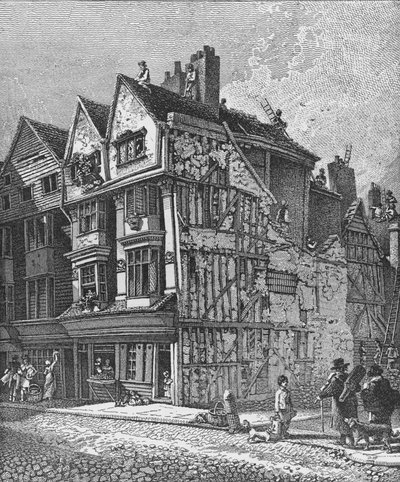 Long Lane, Smithfield, City of London, 1810 1911 od John Thomas Smith