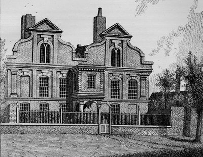 The Old Manor House, Hackney, 1800 1911 od John Thomas Smith