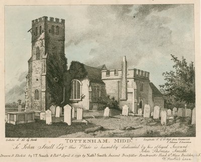 Tottenham Church, Londýn od John Thomas Smith