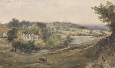 Údolí zdraví - Hampstead od John Thomas Smith