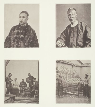 Kantonský gentleman, Kantonský gentleman, Schroffing Dollars, Reeling Silk, c. 1868. od John Thomson