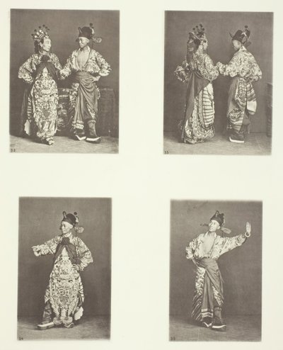 Herci, Starověký svatební kostým, Herci, Starověký svatební kostým, Starověké kostýmy, c. 1868. od John Thomson