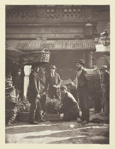 Dělníci z Covent Garden od John Thomson