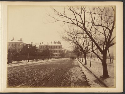 [Zasněžená silnice] od John Thomson