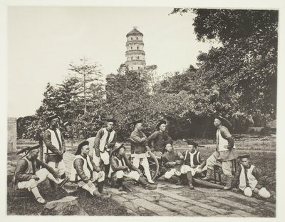 Tatarští vojáci od John Thomson