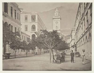 Hodinová věž, Hong-Kong, c. 1868. od John Thomson