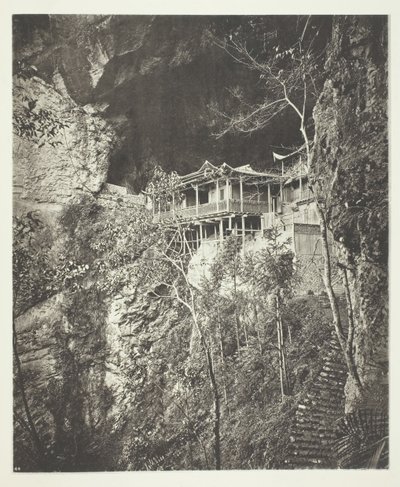 Klášter Yuenfu, c. 1868. od John Thomson