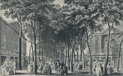 Společnost v Marylebone Gardens, 1755, 1920 od John Tinney