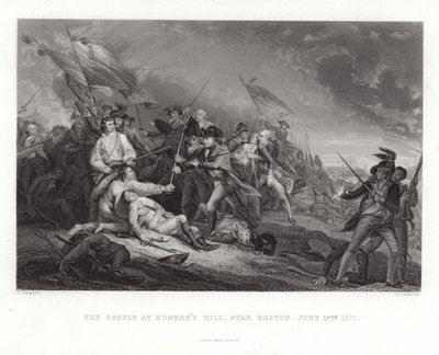 Bitva o Bunker Hill od John Trumbull