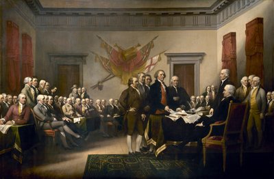 Prohlášení nezávislosti od John Trumbull