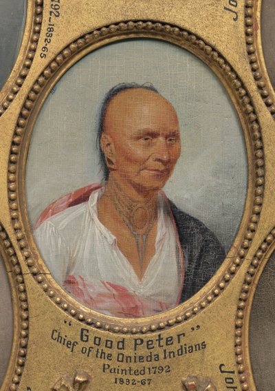 „Dobrý Peter“, náčelník indiánů kmene Oneida (asi 1717-1793) od John Trumbull