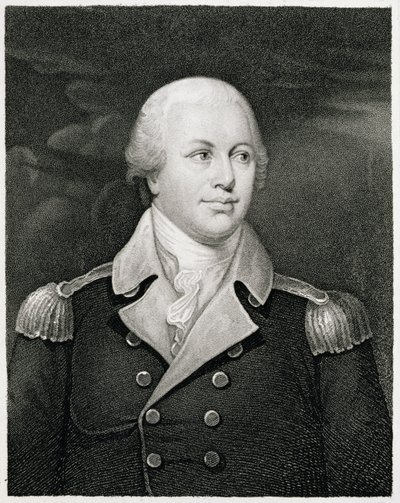 Generálmajor Nathaniel Greene (1742-86), vyryl John B. Forrest (1814-70) od John Trumbull