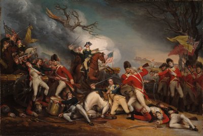 Smrt generála Mercera v bitvě u Princetonu, 3. ledna 1777 od John Trumbull