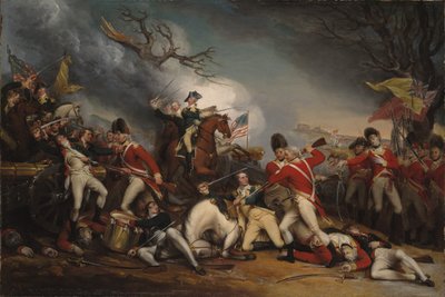 Smrt generála Mercera v bitvě u Princetonu, 3. ledna 1777 od John Trumbull