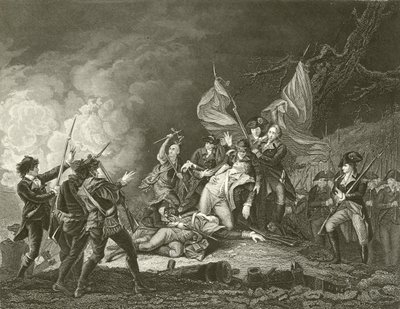 Smrt generála Montgomeryho od John Trumbull