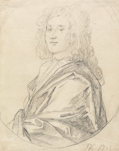 Portrét gentlemana od John Vanderbank
