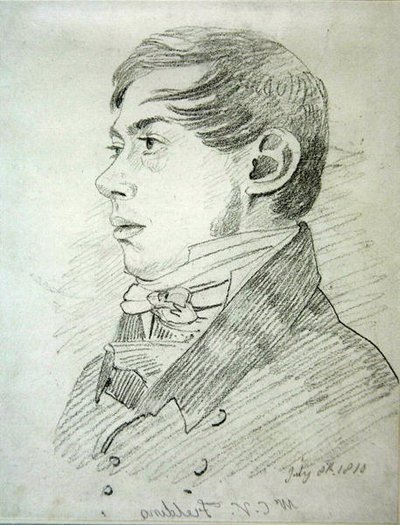 Anthony Vandyck Copley Fielding (1787-1855), 1810 (grafit na tkaném papíře) od John Varley