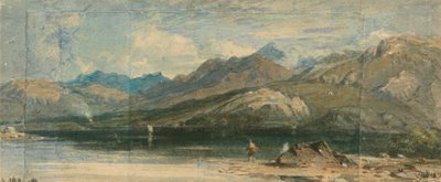 Llyn Dinas, Severní Wales od John Varley