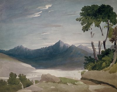 Snowdon, kolem roku 1820 od John Varley