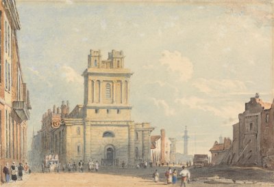 Pohled na New Street, poblíž London Bridge od John Varley