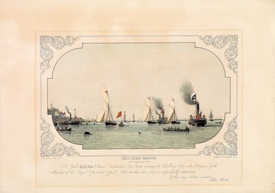 Velká regata v Hullu od John Ward