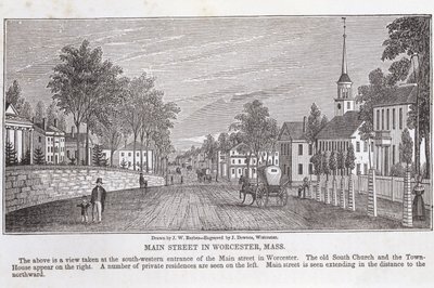 Hlavní ulice ve Worcesteru, z 