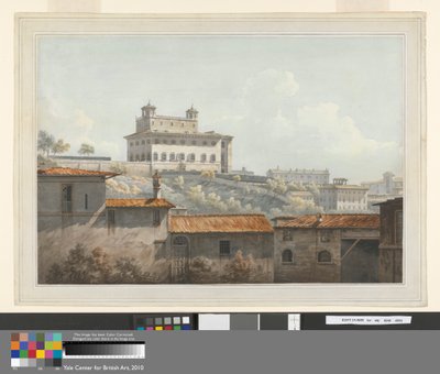 Villa Medici, Řím od John Warwick Smith