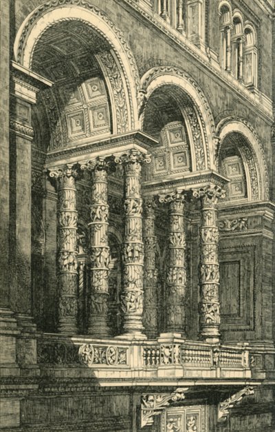 Centrální vybrání v hlavním čtyřúhelníku, 1860, 1881. od John Watkins