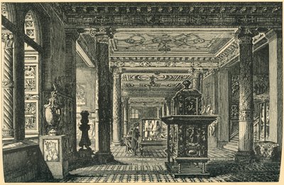 Keramická galerie, South Kensington Museum, c1876, 1881. od John Watkins