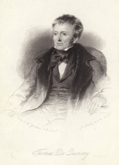 Thomas de Quincey , anglický autor od John Watson Gordon