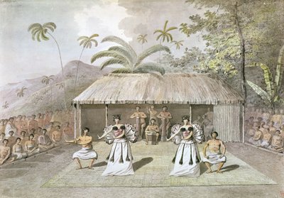 Tanec na Tahiti od John Webber
