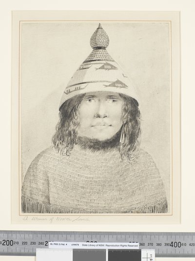 F.22 A Woman of Nootka Sound, c.1773-84 (akvarel) od John Webber