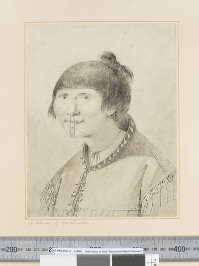 F.29 A Woman of Oonalashka, c.1773-84 (akvarel) od John Webber