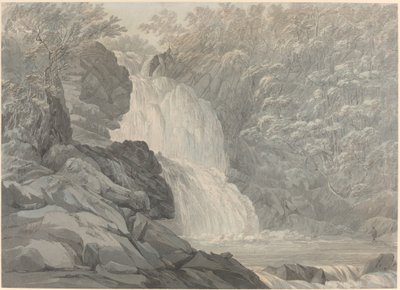 Mawddach Falls poblíž Dolgelly od John Webber