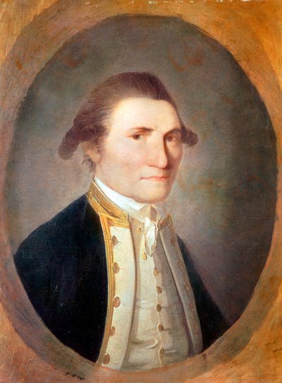Portrét Jamese Cooka (olej na plátně od John Webber