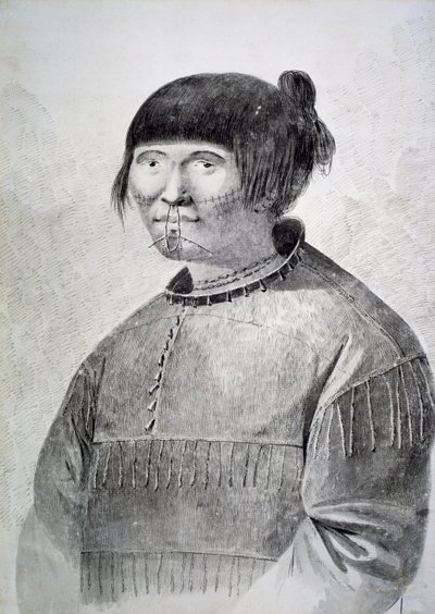 Portrét tetovaného rodáka z ostrova Unalaska od John Webber