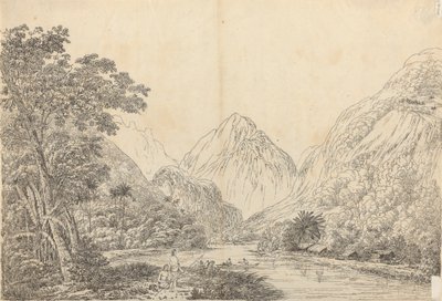 Pohled v Oheitepeha Bay, Otaheite od John Webber