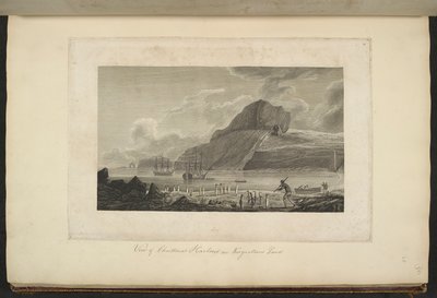Pohled na vánoční přístav na ostrově Kerguelen, prosinec 1776 od John Webber