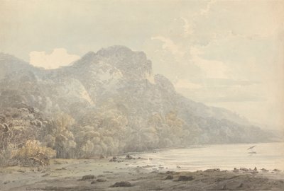 Pohled na Cracatoa (sic), Čínské moře od John Webber