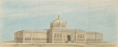 Muzeum výtvarného umění Světové kolumbijské výstavy, Chicago, Illinois, Perspektiva od John Wellborn Root