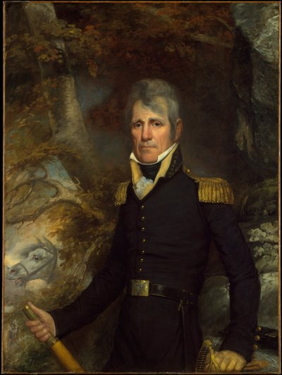Generál Andrew Jackson, kolem roku 1819 od John Wesley Jarvis