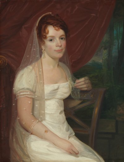 Paní Robert Dickey Anne Brown, 1807-10. od John Wesley Jarvis