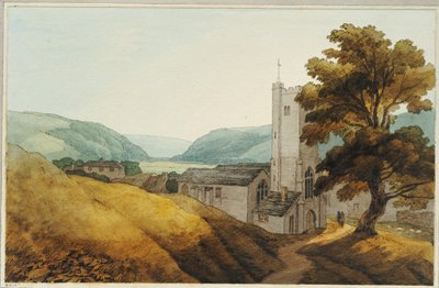Z hřbitova v Dulverton, Somerset, 1800 od John White Abbott